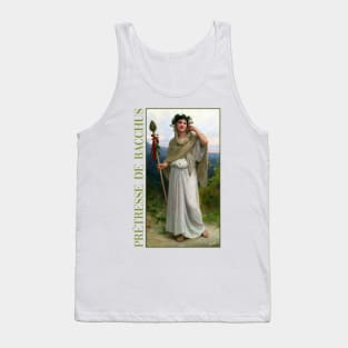 Priestess of Dionysus by Bouguereau Tank Top